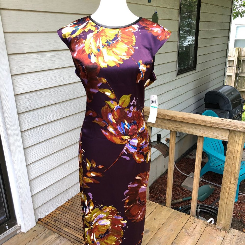 LONDON Times Shimmer Floral Dress - NWT